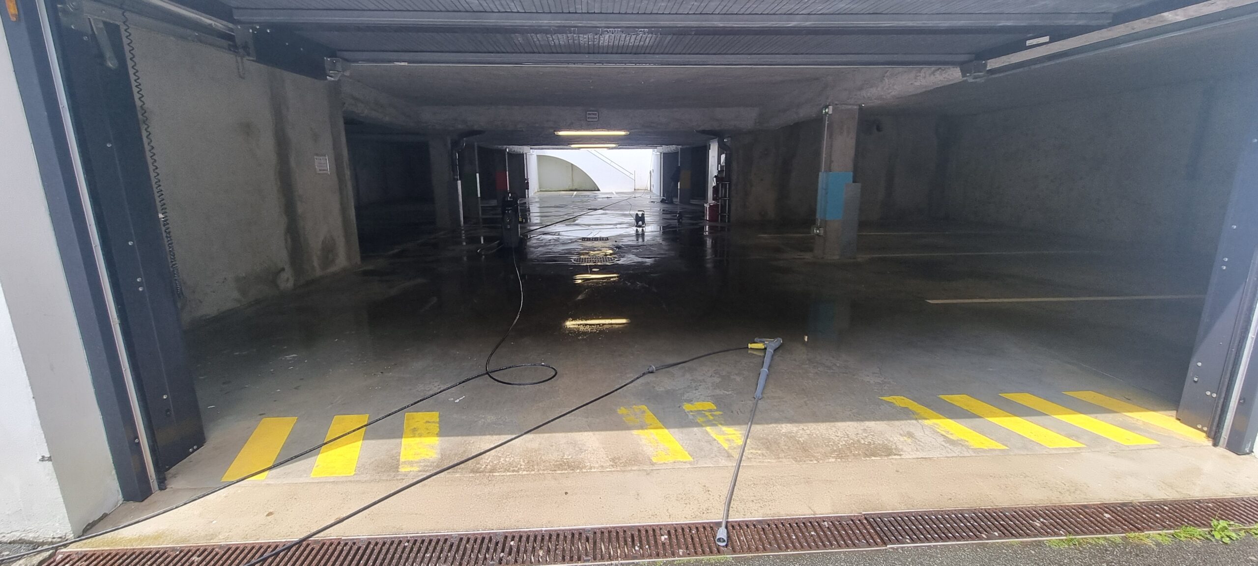 Nettoyage de parking